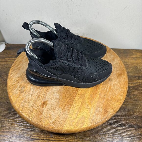 Nike Air Max 270 Women's Size 5 Black White Shoe Sneakers AH6789-006 - Picture 1 of 9